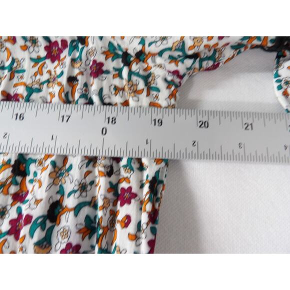 Spade & Heart Large Dress Shift Boho Hippie Bell Sleeve Floral Peasant - Picture 8 of 13